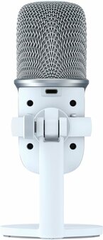 HyperX SoloCast - USB Microphone (White) Wit Microfoon voor spelcomputers