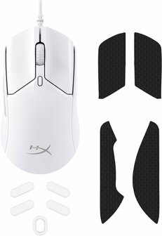 HyperX Pulsefire Haste 2 | Bedrade Gaming Muis | USB-A | 26.000 DPI | Wit