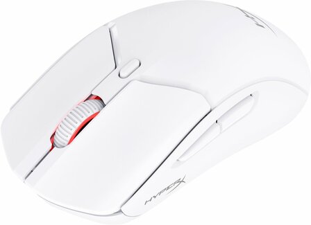 HyperX Pulsefire Haste 2 | Draadloze Gaming Muis | RF-Draadloos + Bluetooth + USB-A | 26.000 DPI | Wit