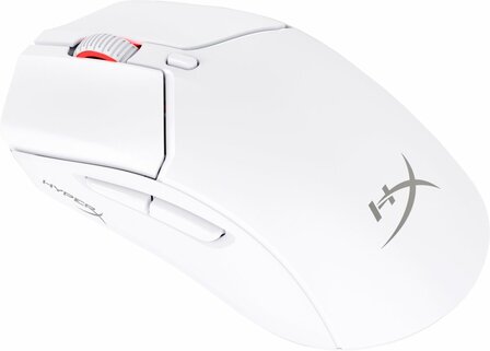 HyperX Pulsefire Haste 2 | Draadloze Gaming Muis | RF-Draadloos + Bluetooth + USB-A | 26.000 DPI | Wit