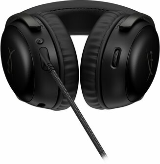 HyperX Cloud III | Bedraade Over-ear Gaming Headset | 3.5mm + USB-A + USB-C | Zwart