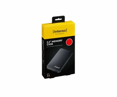 Intenso 2TB 2.5&quot; Memory Case USB 3.0 externe harde schijf 2000 GB Zwart