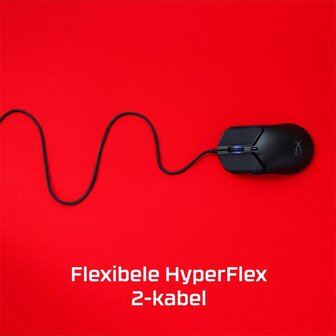 HyperX Pulsefire Haste 2 | Bedrade Gaming Muis | USB-A | 26.000 DPI | Zwart