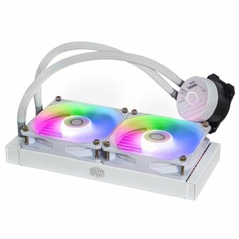 Cooler Master MasterLiquid 240L ARGB | White Edition | All-in-One CPU Waterkoeler