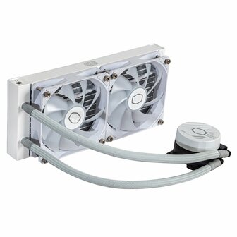 Cooler Master MasterLiquid 240L Core ARGB White Processor Kit voor vloeistofkoeling 12 cm Wit