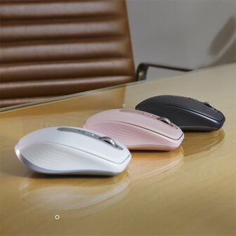 Logitech MX Anywhere 3S | Ambidextrous Draadloze Muis | RF-Draadloos + Bluetooth | 8000 DPI | Grafiet