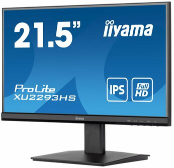 iiyama ProLite XU2293HS-B5 computer monitor 54,6 cm (21.5&quot;) 1920 x 1080 Pixels Full HD LED Zwart