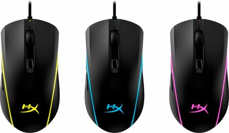 HyperX Pulsefire Surge | Bekabelde Gaming Muis | Rechtshandig | USB-A | 16000 DPI | Zwart