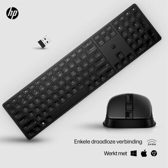 HP 650 | Draadloze Muis en Toetsenbordcombo | QWERTY