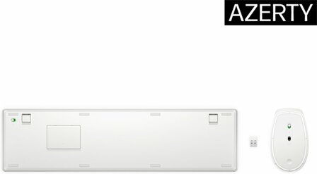 AZERTY | HP 650 Wit | Draadloze Muis en Toetsenbordcombo | AZERTY
