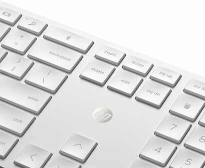 AZERTY | HP 650 Wit | Draadloze Muis en Toetsenbordcombo | AZERTY
