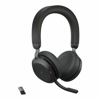 Jabra Evolve2 75 | Draadloze On-Ear ANC Headset | Zwart