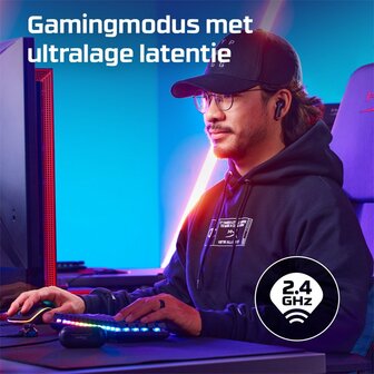 HyperX Cloud MIX Buds | Draadloze In-Ear USB-C Gaming Oordopjes | Zwart