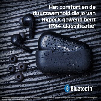 HyperX Cloud MIX Buds | Draadloze In-Ear USB-C Gaming Oordopjes | Zwart