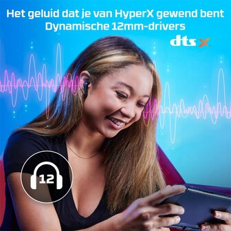 HyperX Cloud MIX Buds | Draadloze In-Ear USB-C Gaming Oordopjes | Zwart