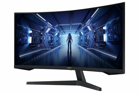 Samsung Odyssey C34G55TWWP computer monitor 86,4 cm (34&quot;) 3440 x 1440 Pixels UltraWide Dual Quad HD LED Zwart