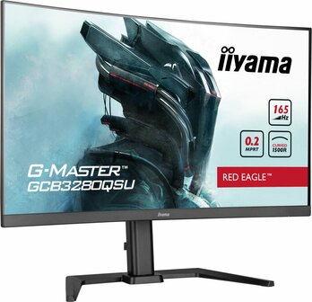 iiyama G-MASTER GCB3280QSU-B1 computer monitor 80 cm (31.5&quot;) 2560 x 1440 Pixels LED Zwart