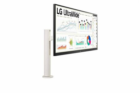 LG 34WQ68X-W computer monitor 86,4 cm (34&quot;) 2560 x 1080 Pixels Quad HD LCD Wit