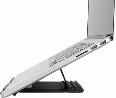 Mobiparts Laptopstandaard | Metaal | Zwart | Geschikt tot 17.3&quot;