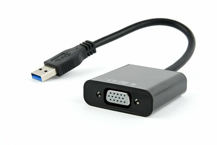 Gembird grafische adapter | USB naar VGA | 1920 x 1080 pixels | Zwart | AB-U3M-VGAF-01