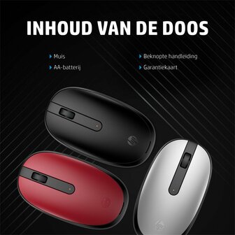 HP 240 | Bluetooth Muis | Links- en Rechtshandig | Zwart