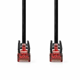Nedis netwerkkabel | Cat6 | U/UTP (UTP) | 1 m | Zwart | CCGL85200BK10