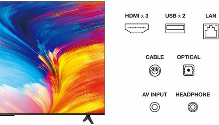 TCL 65P635 | 65&#039;&#039; Ultra HD 4K | LED Smart TV | Wifi | Google TV | HDR10 | 60Hz