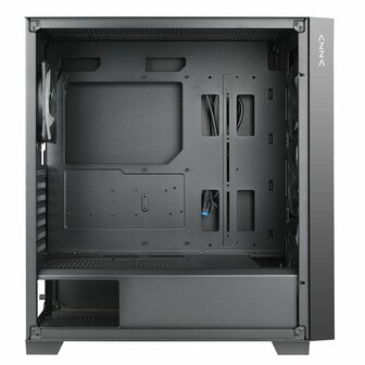 Azza Aero 480 RGB | Midi Tower Case | Zwart