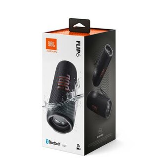 JBL Flip 6 | 30 Watt Portable Bluetooth Speaker | Zwart