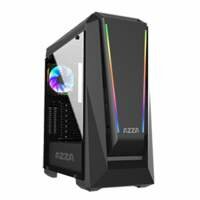 Azza Chroma 410A RGB | Midi Tower Case | Zwart