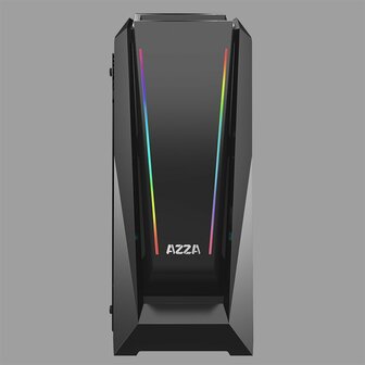 Azza Chroma 410A RGB | Midi Tower Case | Zwart