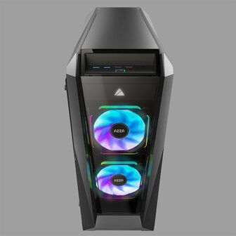 Azza Chroma 410B | Midi Tower Case | Zwart