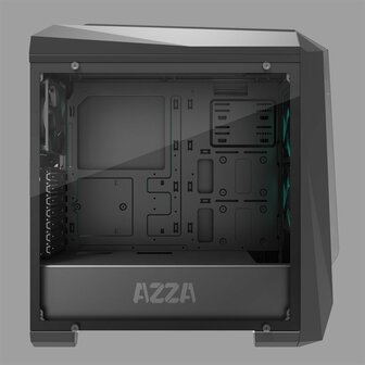 Azza Chroma 410B | Midi Tower Case | Zwart