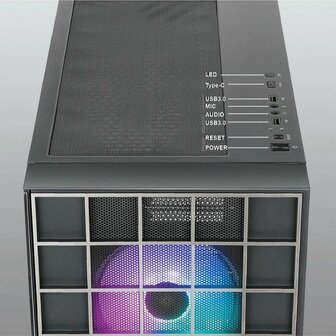 Azza Neo 500 | Midi Tower Case | Zwart