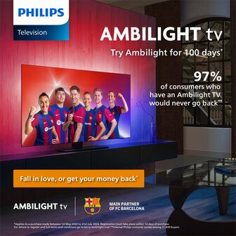 Philips The Xtra 55PML9009/12 | 55&#039;&#039; Ultra HD 4K | Mini LED Ambilight Smart TV | Wifi | Titan OS | Local Dimming | Dolby Vision | 120Hz