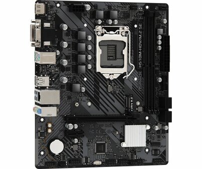 Asrock H510M-HDV/M.2 SE | Socket LGA 1200 | Intel H470 | 2xDDR4 | Micro-ATX | Moederbord