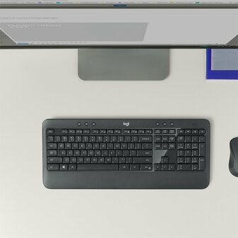 AZERTY | Logitech MK540 Advanced | Draadloze Muis en Toetsenbordcombo | AZERTY | Belgisch | Returned
