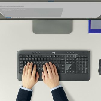 AZERTY | Logitech MK540 Advanced | Draadloze Muis en Toetsenbordcombo | AZERTY | Belgisch | Returned