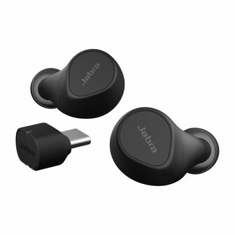 Jabra Evolve2 Buds | Draadloze In-ear Headset | Bluetooth | USB-C Oplaadcase | Zwart