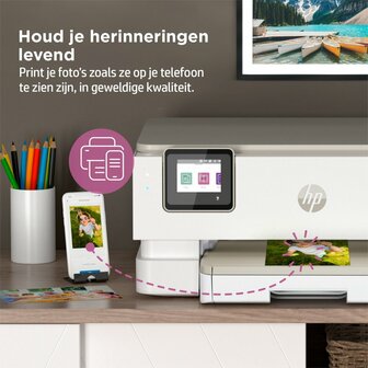 HP Inspire 7220e AiO Inkjetprinter | 4800 x 1200 DPI | Wifi | Kleur
