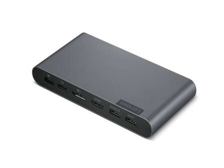 Lenovo 40B30090EU | Docking Station &amp; Poortreplicator | USB-C 3.2 Gen 2 | Grijs