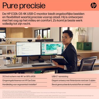 HP E32k G5 32&quot; | 3840 x 2160 4K IPS | 60Hz | USB-C | Monitor