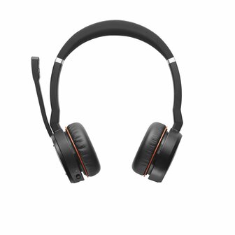Jabra Evolve 75 | Draadloze On-ear Stereo Headset | Bluetooth | Zwart
