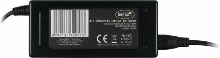 Inter-Tech Sinan UB-90HB | Universele Notebook Lader | 90 Watt