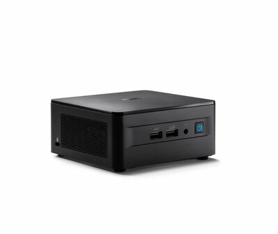 ASUS NUC 12 Pro Barebone Desktopcomputer | Intel Core i3-1220P | Zonder DDR4 Geheugen, Opslag en Besturingssysteem