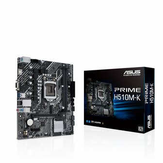 ASUS PRIME H510M-K | Socket LGA 1200 | Intel H510 | Micro-ATX | Moederbord