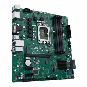 ASUS PRO B660M-C D4-CSM | Socket LGA 1700 | Intel B660 | 4xDDR4 | Micro-ATX | Moederbord