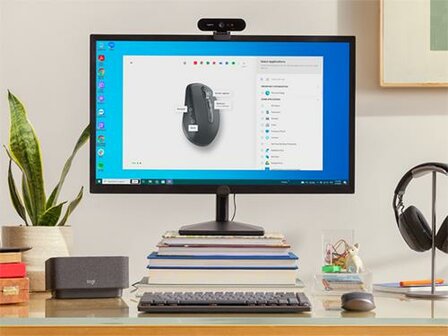Logitech MX Anywhere 3S for Business S | Ambidextrous Draadloze Muis | RF-Draadloos + Bluetooth | 8000 DPI | Grafiet