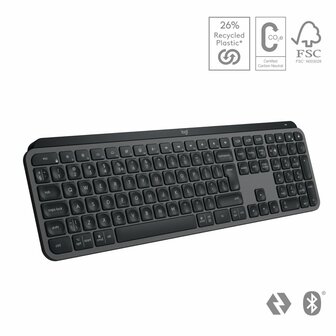 Logitech MX Keys S | Draadloze Muis en Toetsenbordcombo | QWERTY