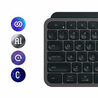 Logitech MX Keys S | Draadloze Muis en Toetsenbordcombo | QWERTY